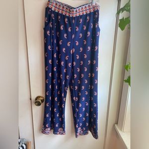 Sandiva XL Navy Palazzo Pants
